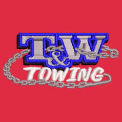 T&W Towing Crewneck Sweatshirt - Red Design