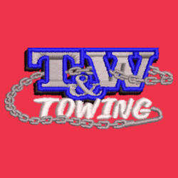 T&W Towing Knit Beanie - Red Design