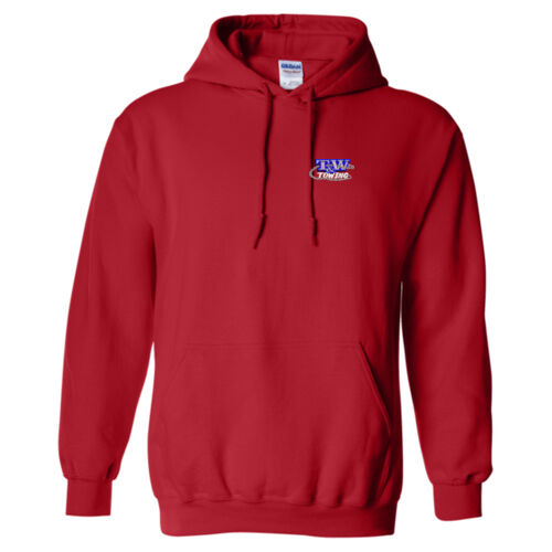 T&W Towing Hooded Sweatshirt - Red Thumbnail